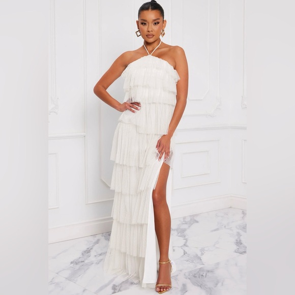 Fashion Nova Dresses & Skirts - Fashion Nova | Elegant White Tiered Dress